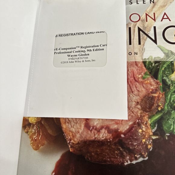 Professional Cooking 9th Edition - HB, by Gisslen Wayne - Wiley - Picture 6 of 8